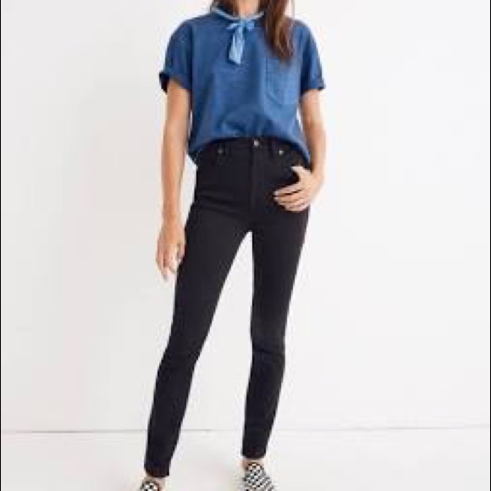 Madewell Black skinny jeans size 29